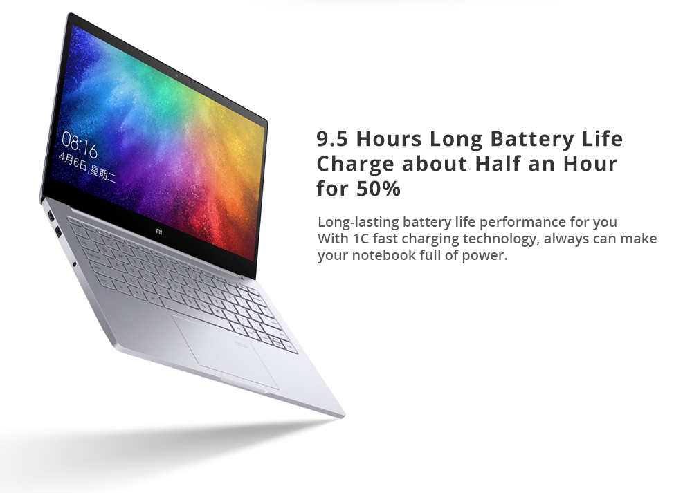 Xiaomi Mi Notebook Air 13.3" 1920*1080 Intel Core i3-8130U Dual Core 8GB DDR4 128GB SSD Intel UHD Graphics 620 Fingerprints - Silver