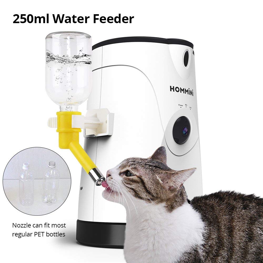 Hommini Smart Pet Feeder For Dog Cat White