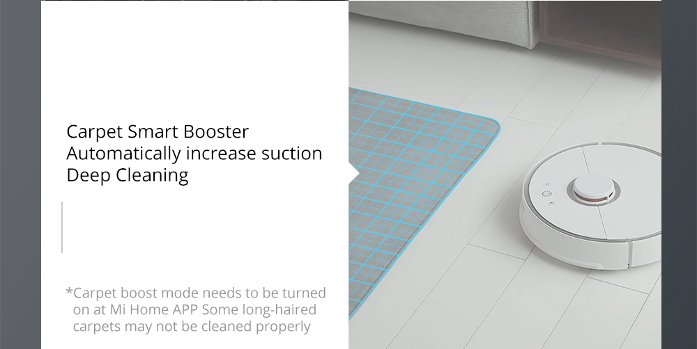 [Spain Stock][ International Version]Xiaomi Mijia Roborock S50 Robot Vacuum Cleaner 2 Automatic Area Cleaning 2000pa Suction 2 in 1 Sweeping Mopping Function LDS Path Planning 5200mAh Battery - White