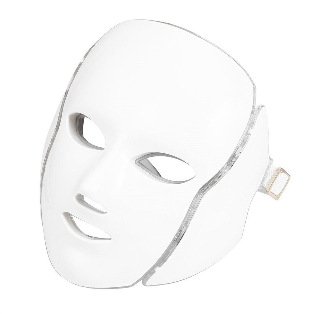 7 Colors LED Light Microcurrent Skin Rejuvenation Facial Mask Electric Device