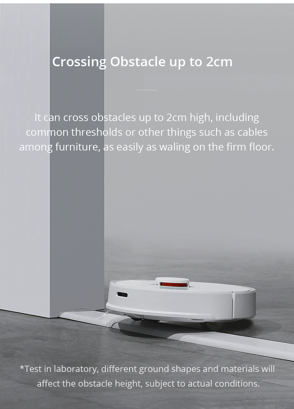 [Spain Stock][ International Version]Xiaomi Mijia Roborock S50 Robot Vacuum Cleaner 2 Automatic Area Cleaning 2000pa Suction 2 in 1 Sweeping Mopping Function LDS Path Planning 5200mAh Battery - White