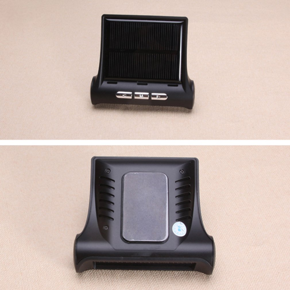 Solar Power Smart Safety Tyre Pressure Monitoring System Set Tool Kit - Black