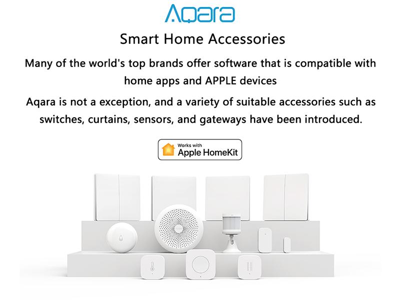 Xiaomi Aqara Vibration Detector Movement Detection Linkage Control Remote Push Adjustable Sensitivity Works with Apple Homekit - White