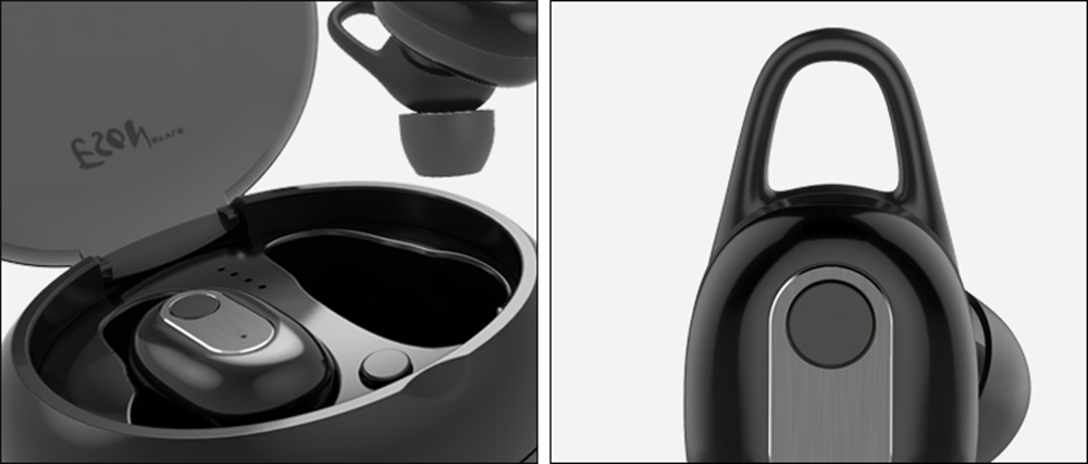 S991 TWS Earphones Dual Bluetooth 5.0+EDR 6.5H Play Time - Black