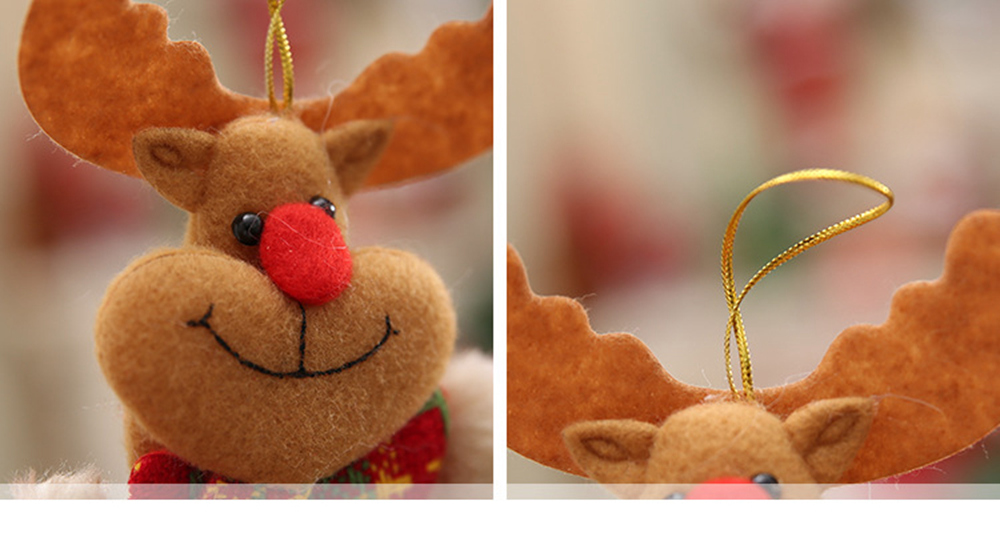 1PC Cute Christmas Tree Decoration Pendant Bear