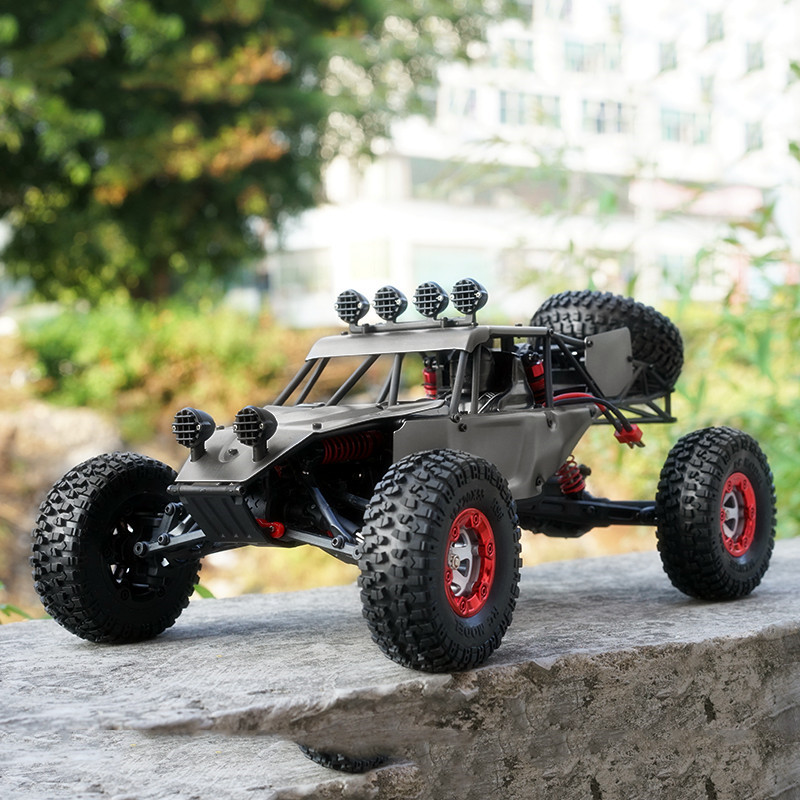 Feiyue FY03H Eagle-3 1:12 2.4G 4WD Brushed Metal Body Desert High Speed Truck Off-road RC Car RTR - Gray
