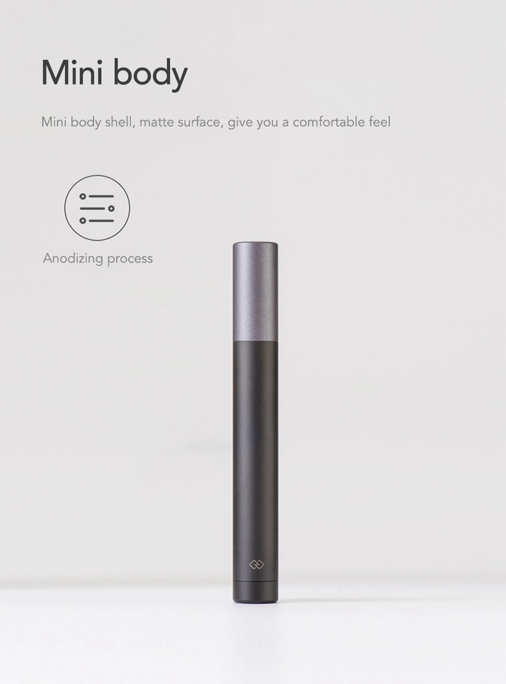 Xiaomi HN1 Mini Electric Nose Hair Trimmer High Speed Motor Sharp Cutter Head Water Resistant - Black