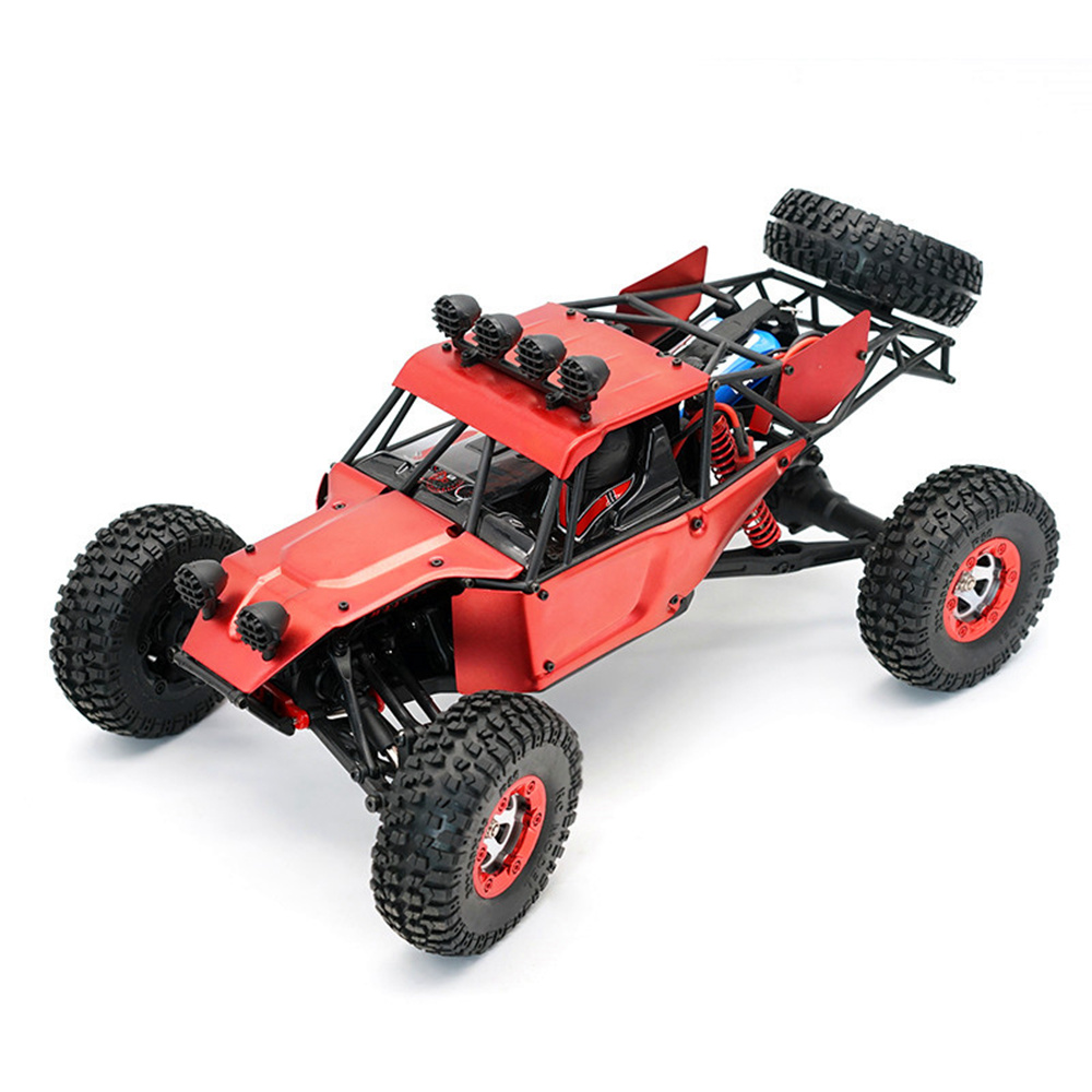 Feiyue FY03H Eagle-3 1:12 2.4G 4WD Brushed Metal Body Desert High Speed Truck Off-road RC Car RTR - Red