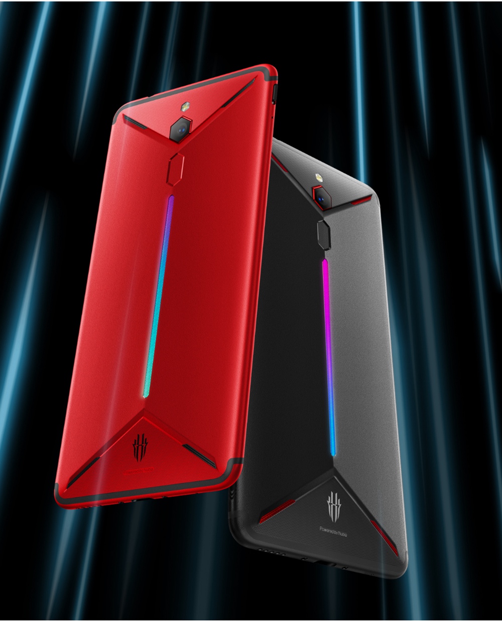 Nubia Red Magic Mars 6.0 Inch 4G LTE Gaming Smartphone Snapdragon 845 8GB 128GB 16.0MP Rear Camera Android 9.0 Type-C Touch ID OTG - Black