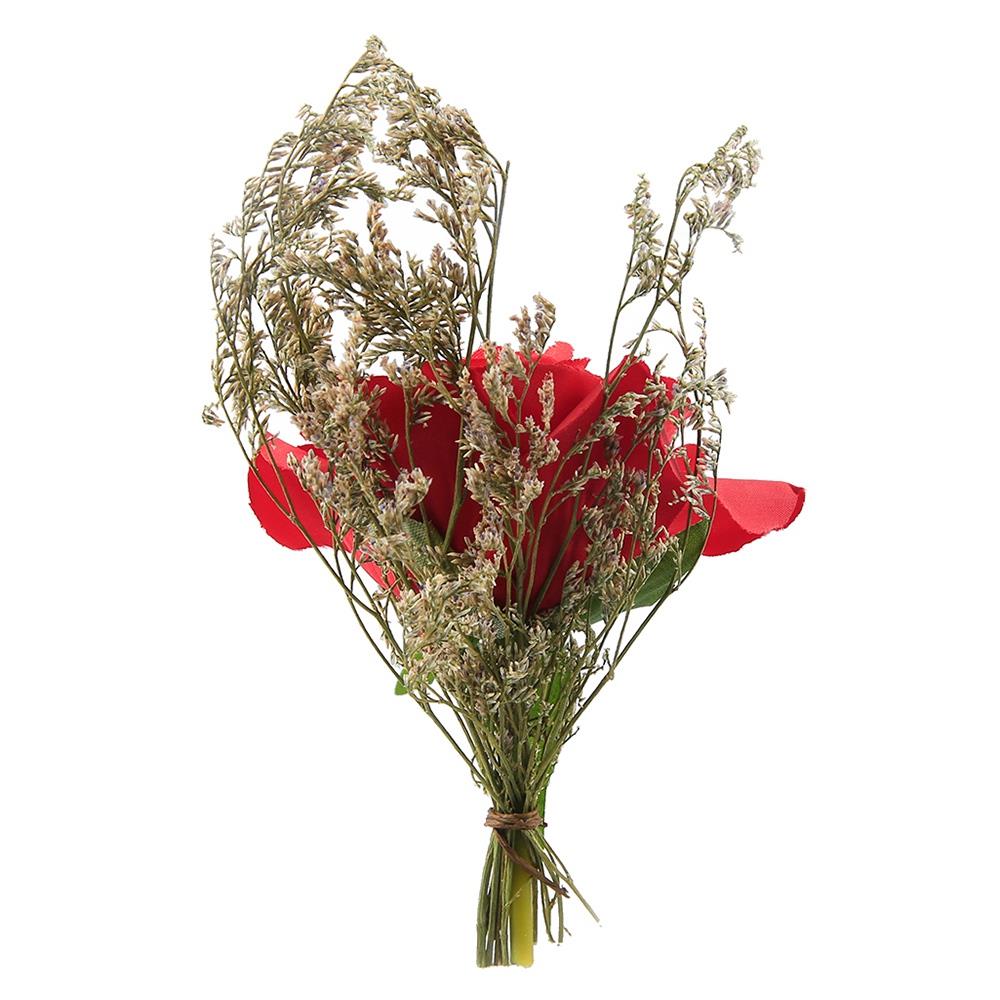 Flowers Glass Cover Flower LED Light for Valentine's Day Gift Christmas Wedding - Red (Type B)