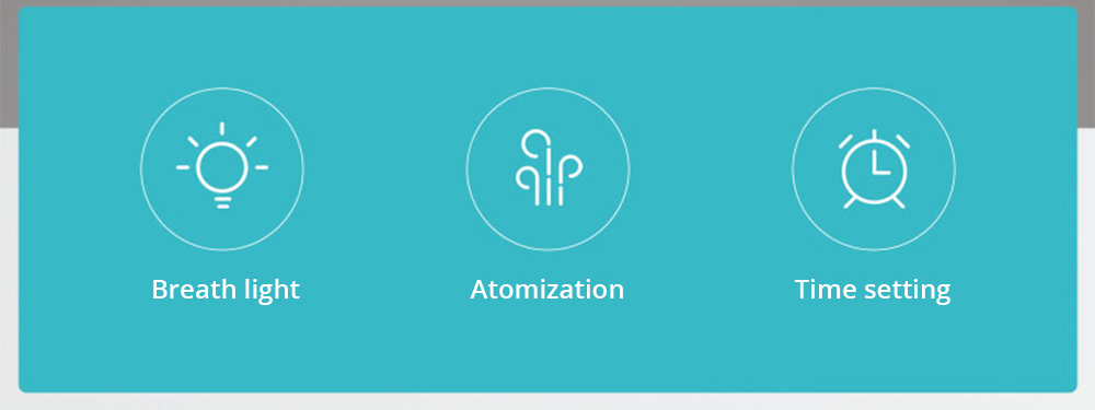 Xiaomi Viomi Aromatherapy Diffuser Air Humidifier 4 Color Lights Warm Mist 200ML Automatic Portable Timed Aromatherapy Machine -White/Normal Version