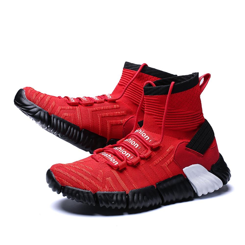 Men Outdoor Tennis Shoes Running Shoes EU 44 Red