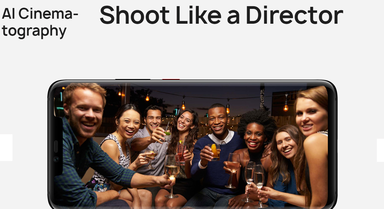 HUAWEI Mate 20 Pro (UD) 6.39 Inch 4G LTE Smartphone Kirin 980 8GB 128GB 40.0MP+20.0MP+8.0MP Triple Rear Cameras EMUI 9 Type-C NFC IR Remote Control - Bright Black