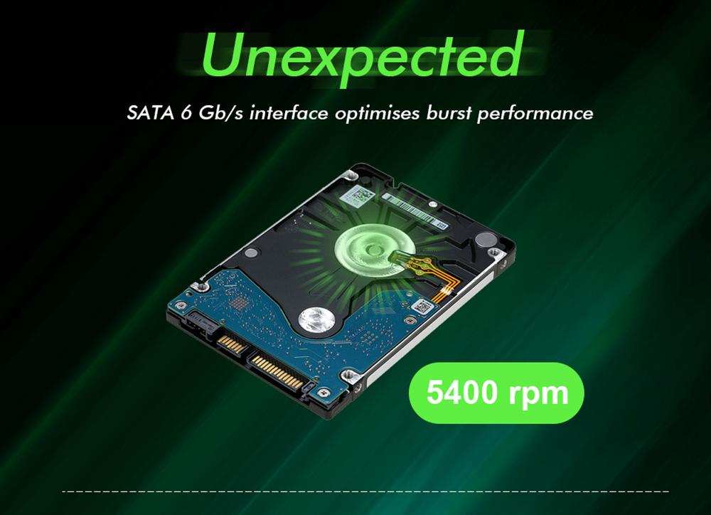 Seagate ST500LM048 1TB Notebook Internal Hard Disk Drive 2.5 Inch 7mm 5400RPM SATA 6Gb/s Interface 128MB Cache Memory - Silver