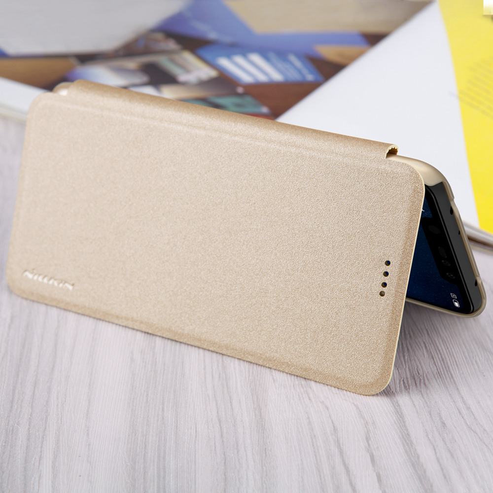Nillkin Sparkle Series Hard Phone Case for Xiaomi Redmi Note 6 Pro Play Protective Phone Shell - Gray