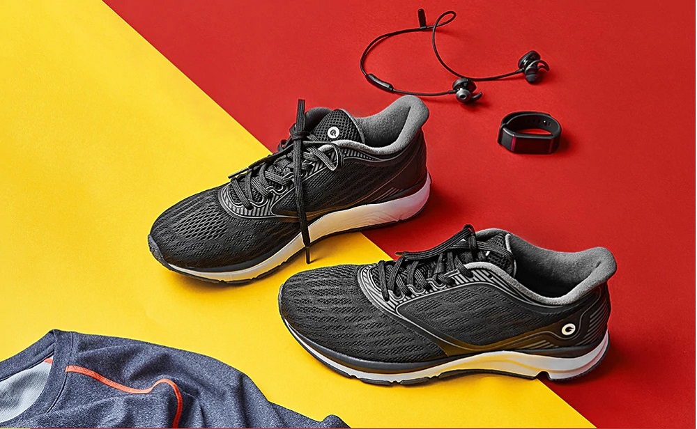 Xiaomi AMAZFIT Unisex Sneakers (Shock-absorb Anti-slip Outsole Outdoor Athletic Running Shoes Size EU39 Men) - Black