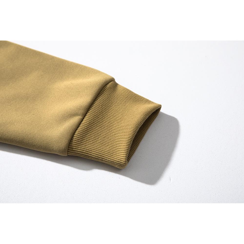 WY39 Men's Autumn Winter Raglan Hoodie (Color Block Breathable Size M) - Green