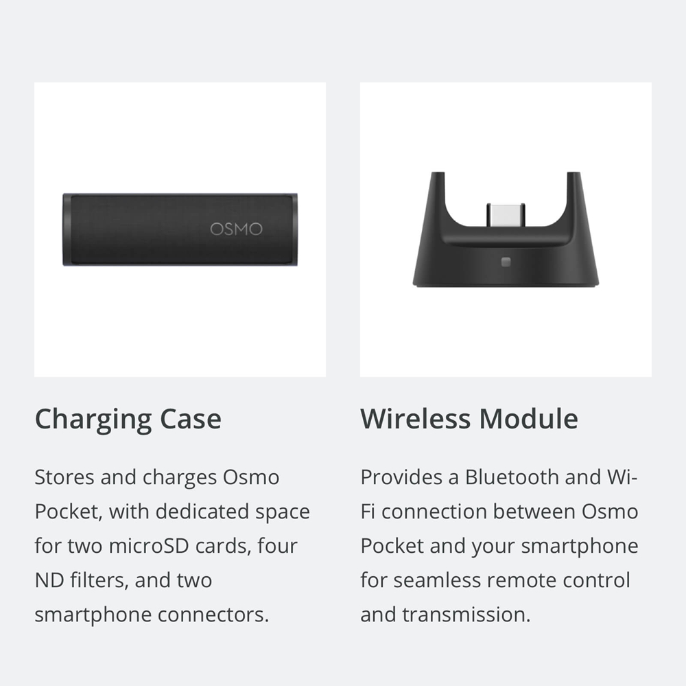 DJI Osmo Pocket 4K 60FPS 3-Axis Portable Stabilized Handheld Gimbal Camera