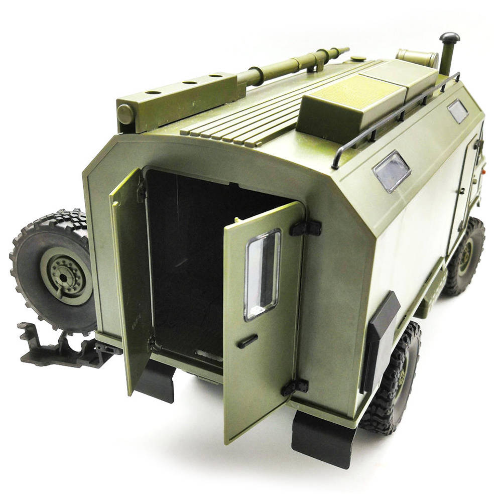 WPL B24 ZH GASS 66 2.4G 1:16 4WD Military Truck RC Car Rock Crawler RTR - Army Green