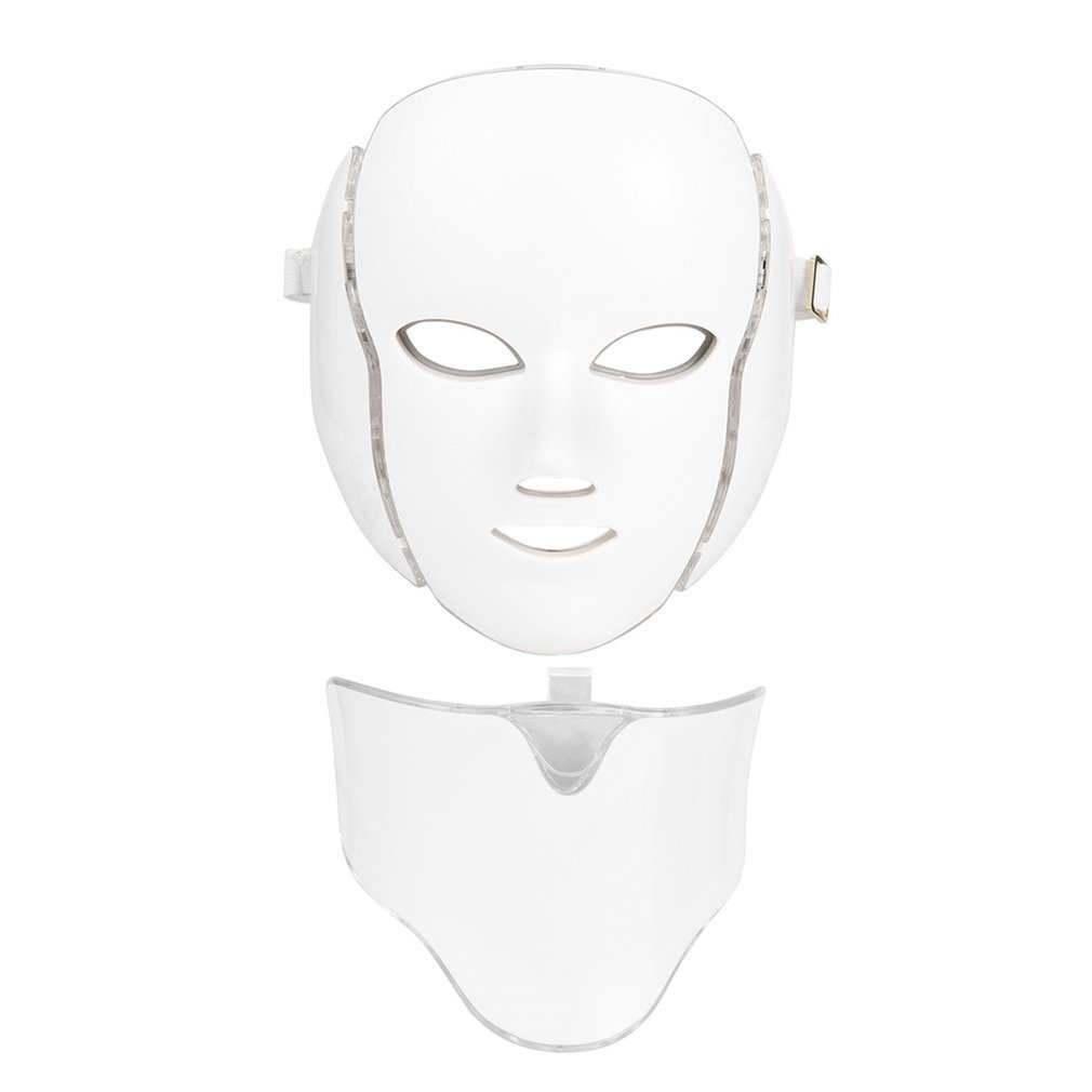 7 Colors LED Light Microcurrent Skin Rejuvenation Facial Mask Electric Device