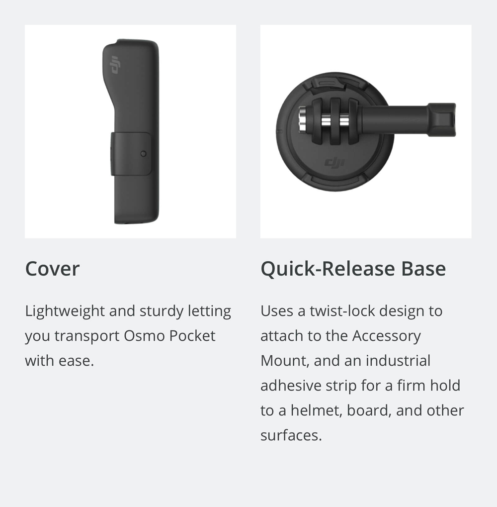 DJI Osmo Pocket 4K 60FPS 3-Axis Portable Stabilized Handheld Gimbal Camera