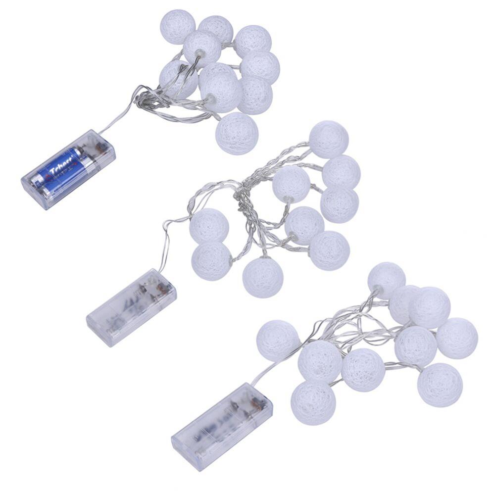 20PCS LED Battery LED String Lights for Holiday Christmas Party Garden Decoration Lights (2.3 Meters) - Multi-colour