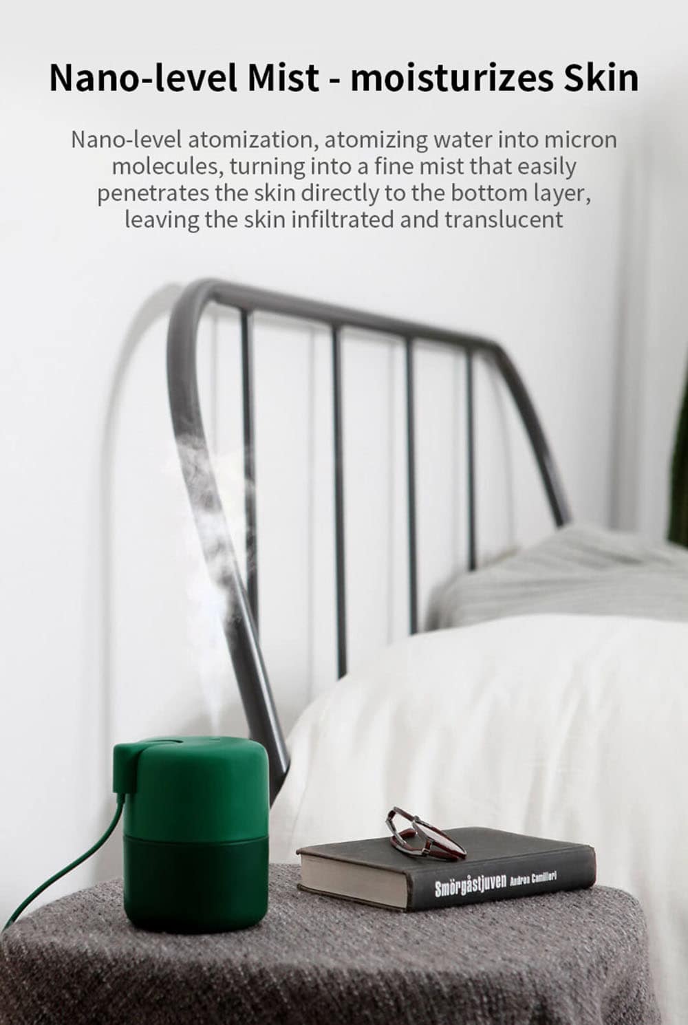 Xiaomi VH H01 Desktop Office Mini USB Humidifier Silent Moisturizing Touch Control Intelligent Anti-dry - Blue