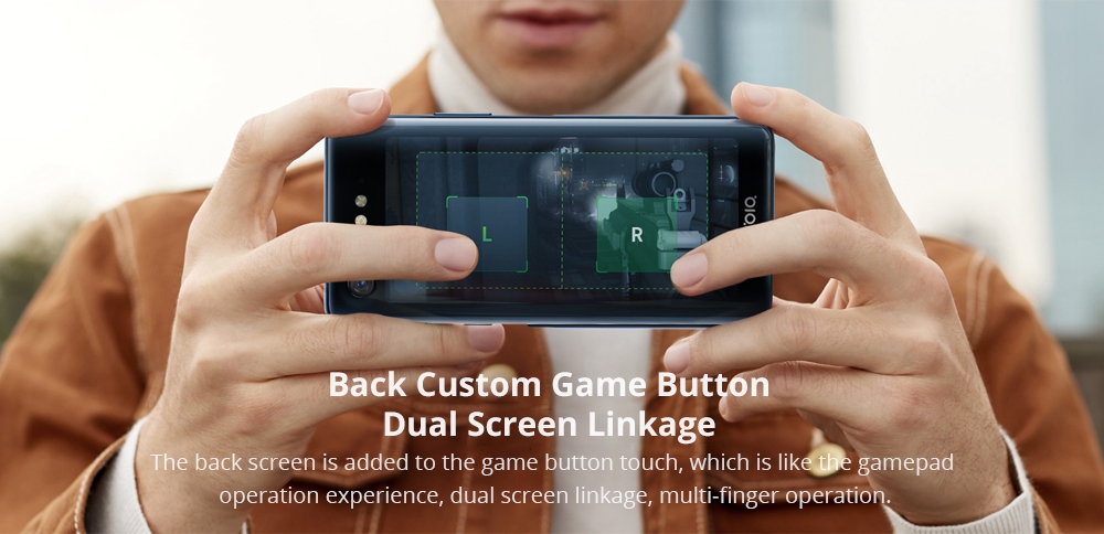 Nubia X 6.26 Inch 4G LTE Smartphone Snapdragon 845 8GB 128GB 16.0MP+24.0MP Dual Rear Cameras Android 8.1 All-Screen Fast Charge Dual Screen - Gray