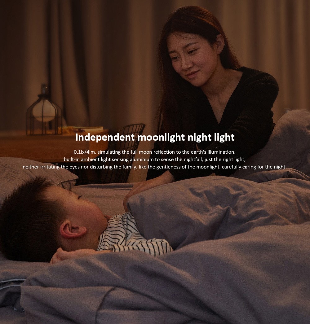 Xiaomi Philips LED Ceiling Lamp App Remote Control Dual Light Source Intelligent Dimming AC100-240V - White