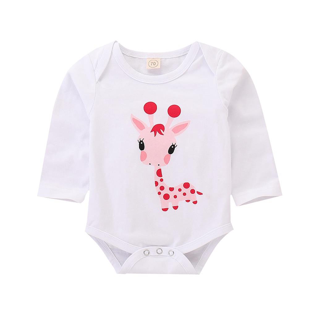 Luigi Girl Flutter Sleeve Bubble Pink Dot with Giraffe main image 0