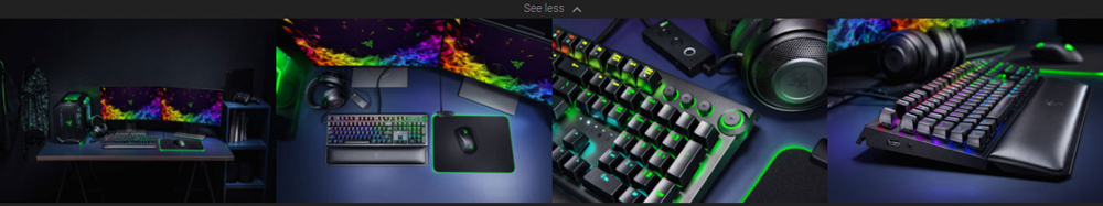 [HK Stock] Razer BlackWidow Elite RGB Gaming Mechanical Keyboard Green Switches With Dedicated Media Controls Wrist Rest - Black