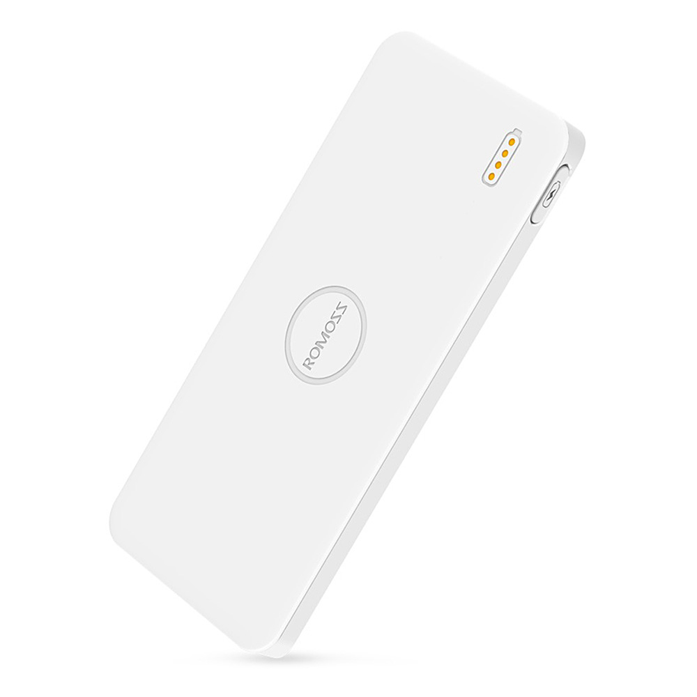 [HK Stock] Original ROMOSS Polymos05 5000mAh Dual USB Li-polymer Power Bank Mobile Charger - White