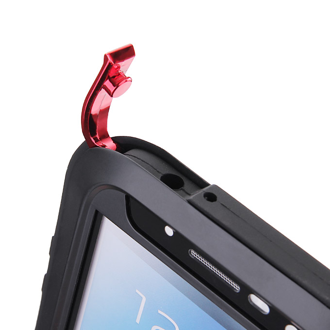 LoveMei Weather/Dirt/Shockproof Protective Case with Gorilla Glass for Sumsung Galaxy Note 2 II N7100 -Black