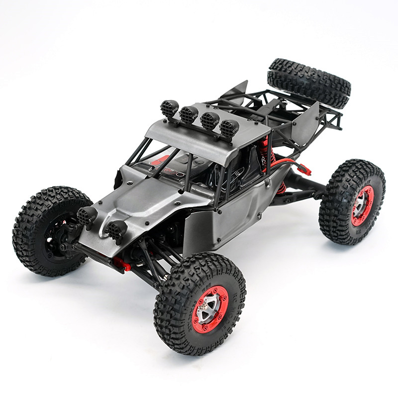Feiyue FY03H Eagle-3 1:12 2.4G 4WD Brushed Metal Body Desert High Speed Truck Off-road RC Car RTR - Gray