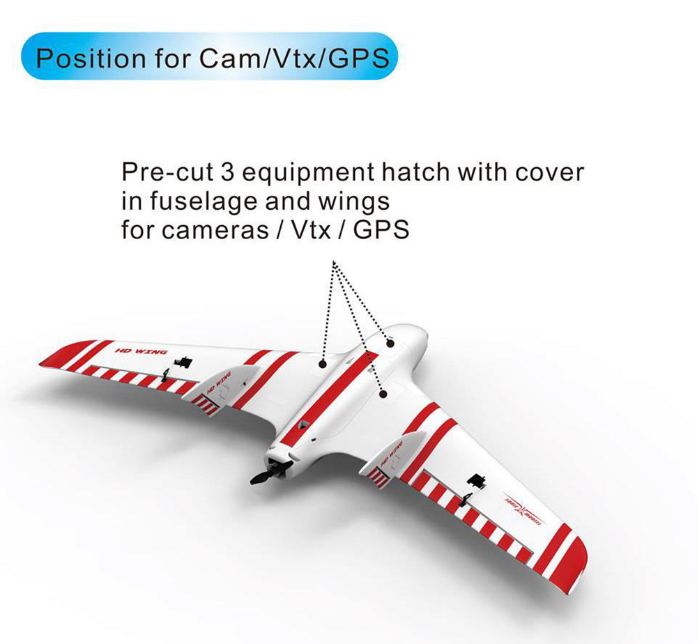 Sonicmodell HD Wing EPO FPV Flying Wing 1213mm Wingspan RC Airplane PNP