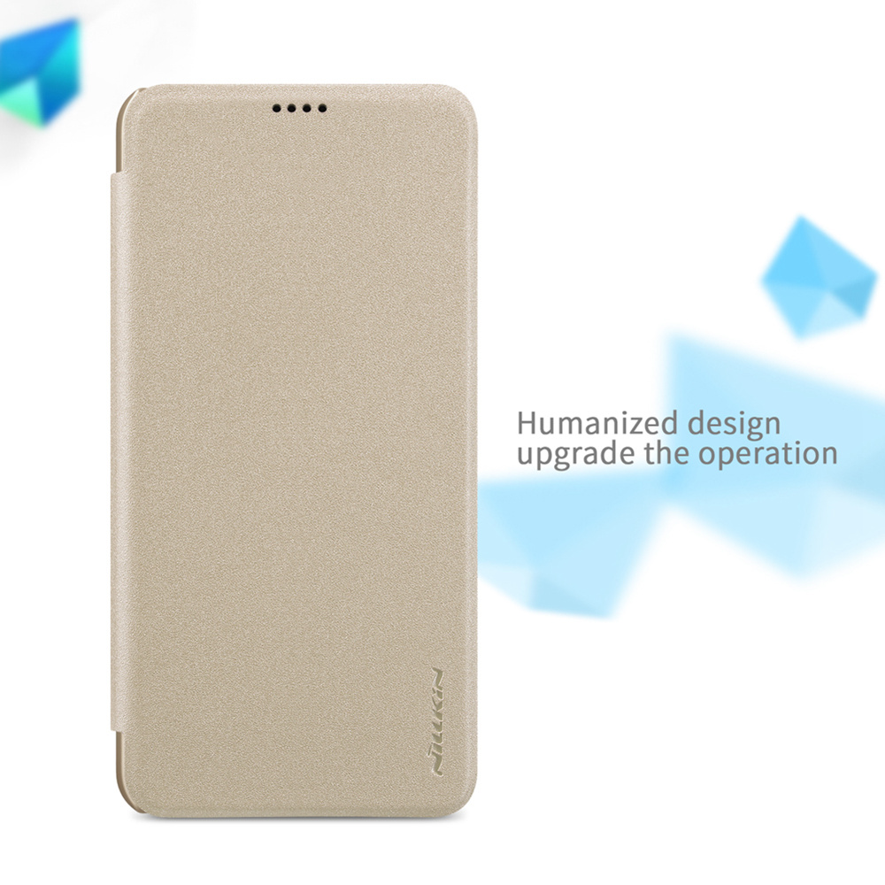 Nillkin Sparkle Series Hard Phone Case for Xiaomi Redmi Note 6 Pro Play Protective Phone Shell - Gray