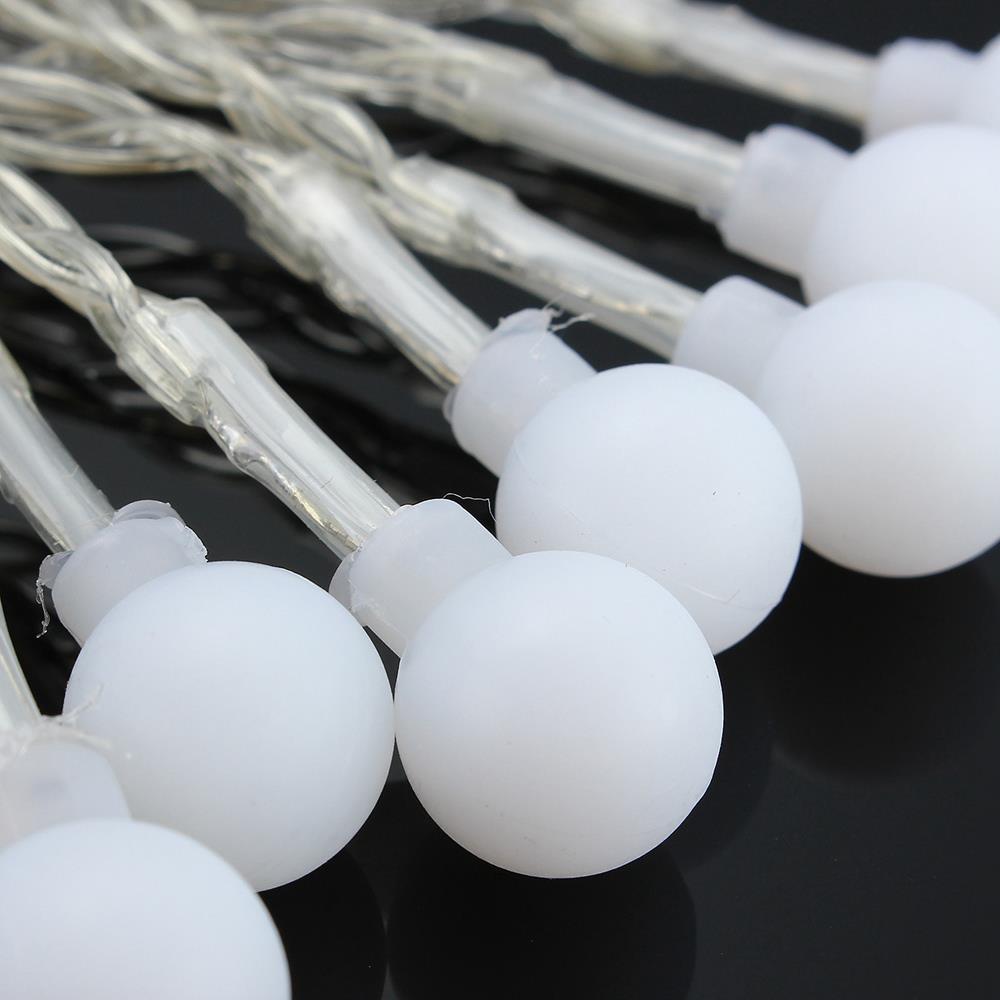 30PCS LED Cherry Matte Balls Battery LED Bulb String Lights Holiday Christmas Party Garden Decoration Lights (3.2 Meters) - Blue