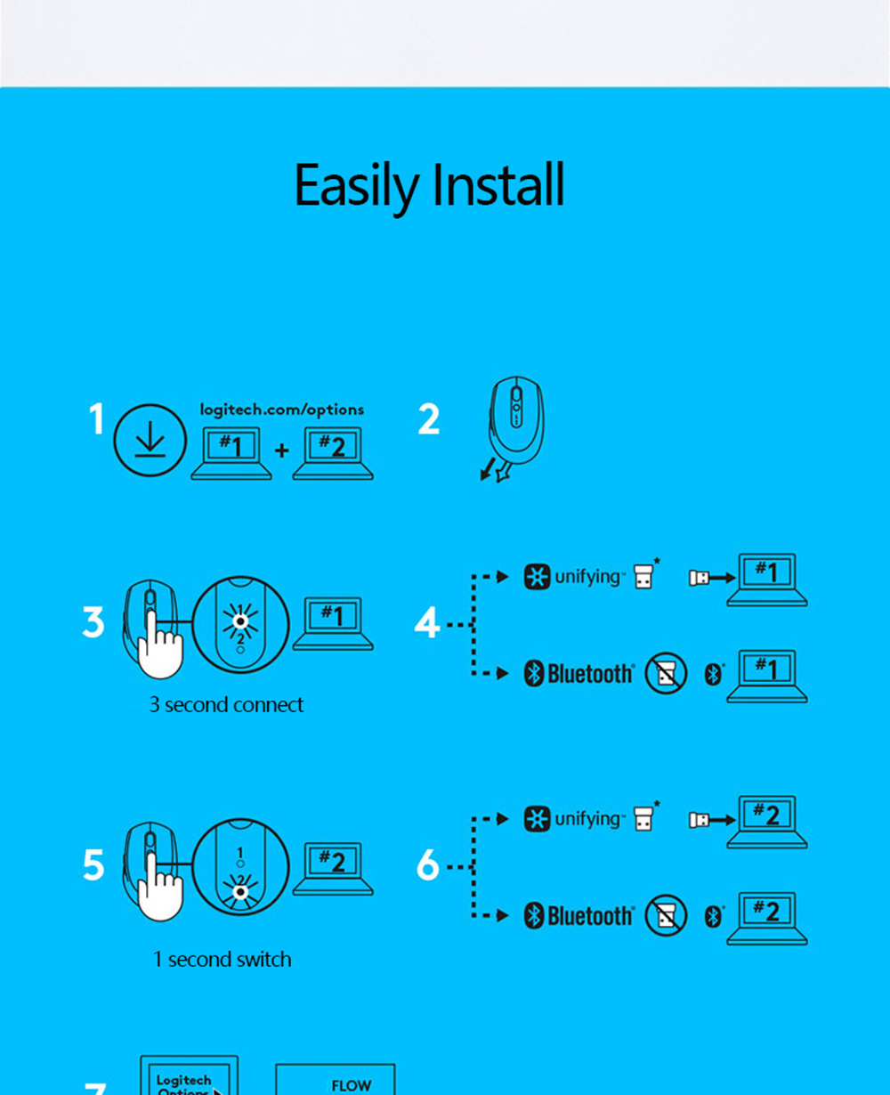 logitech m590 bluetooth setup