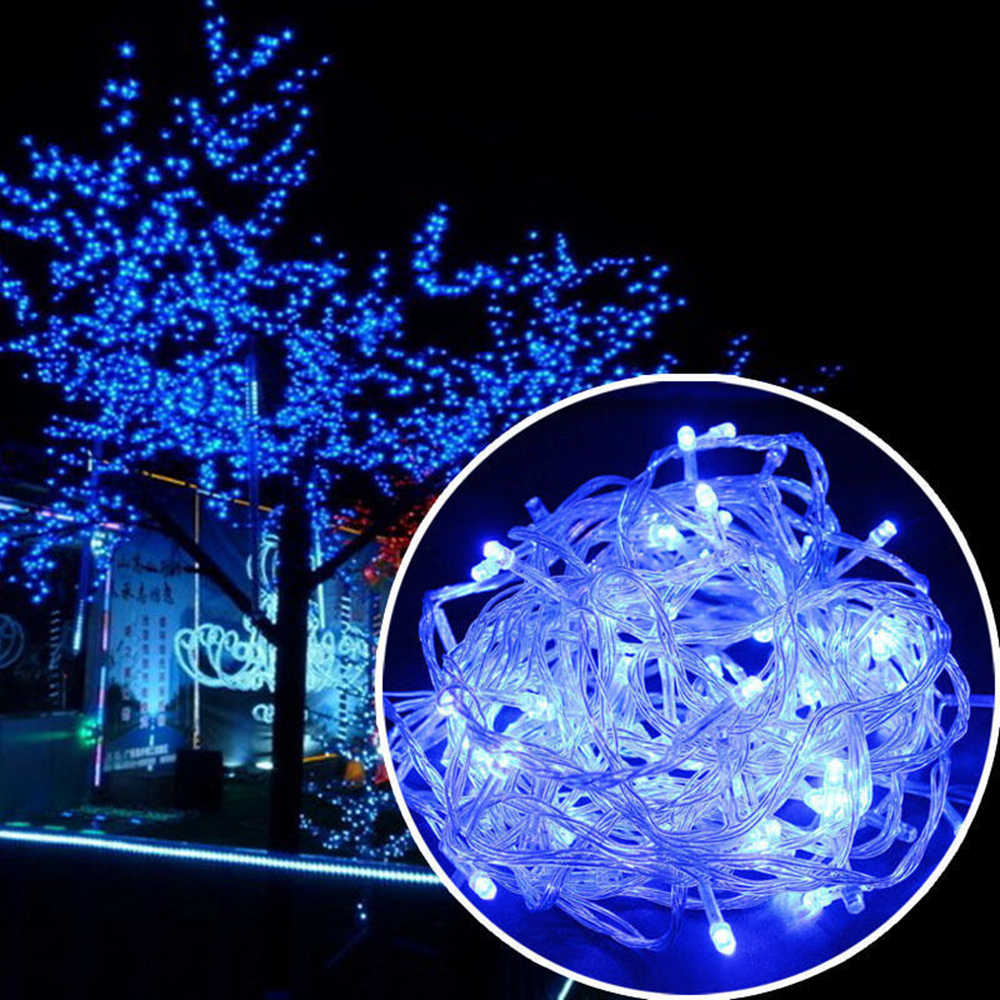 LED Icicle String Lights for Christmas Lights Outdoor Decoration Garden Party Wedding (10 Meters) - Multi-color