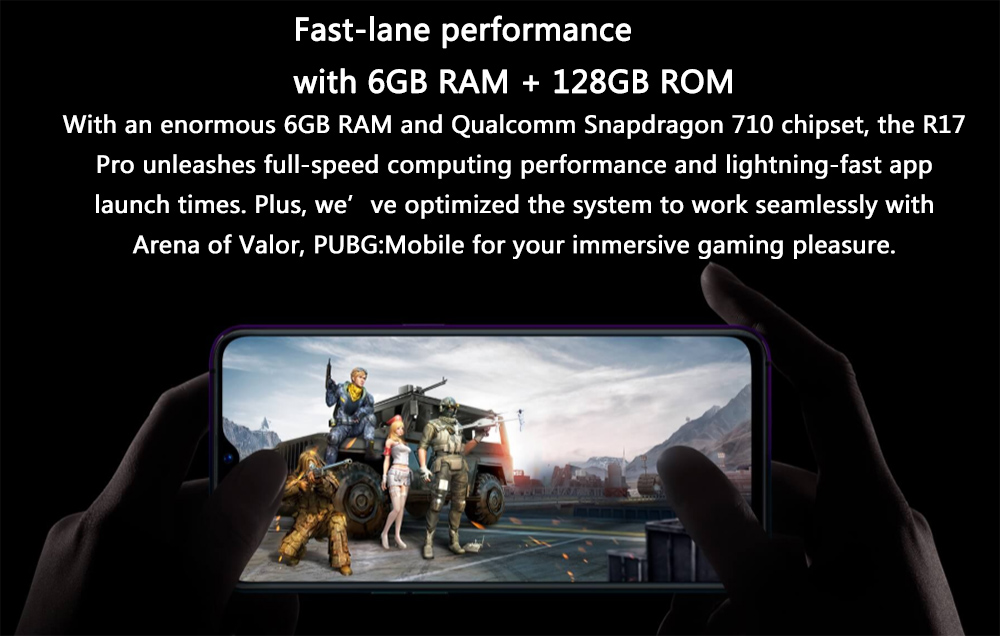 OPPO R17 Pro 6.4 Inch 4G LTE Smartphone Snapdragon 710 8GB 128GB 12.0MP+20.0MP+3D Triple Rear Cameras Android 8.1 In-display Fingerprint Fast Charge - Emerald Green