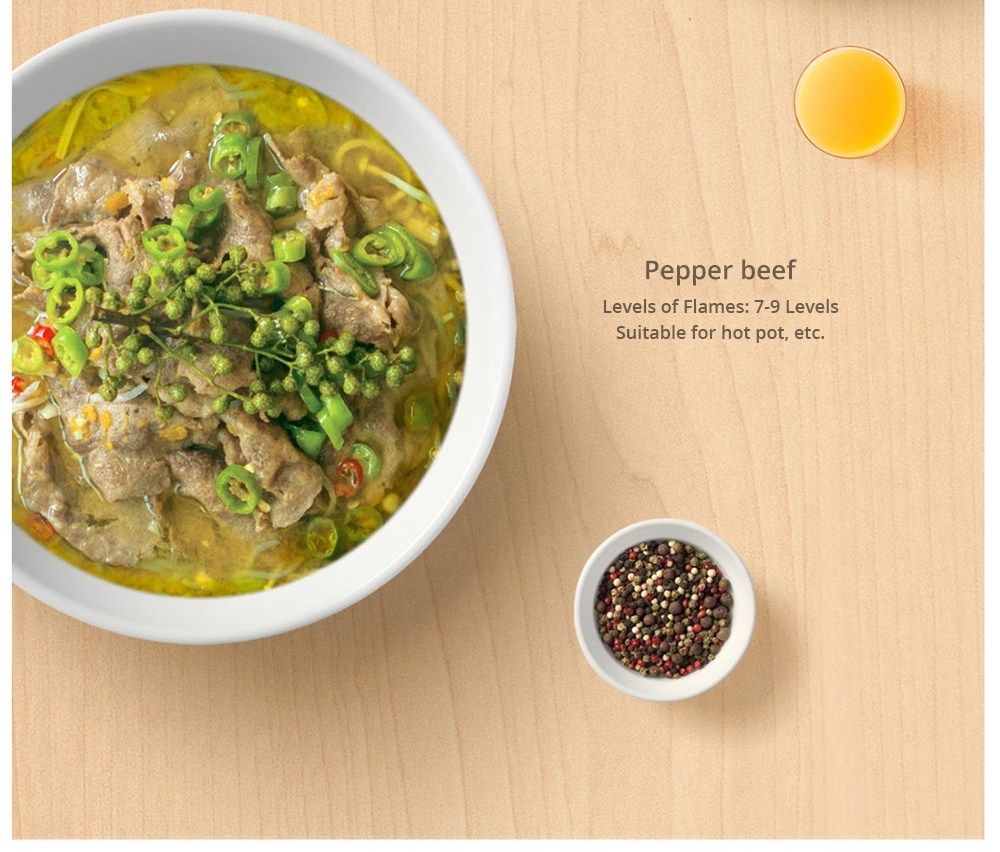 Xiaomi Mijia Electric Induction Cooker 2100W Power Nine Levels of Flames Low Power Continuous Heating - White