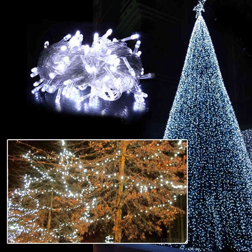 LED Icicle String Lights for Christmas Lights Outdoor Decoration Garden Party Wedding (10 Meters) - Multi-color