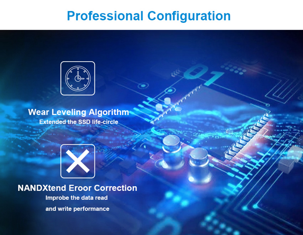 Netac N600S 1TB SSD 2.5 Inch Solid State Drive SATA3 Interface Read Speed 500MB/s - Blue