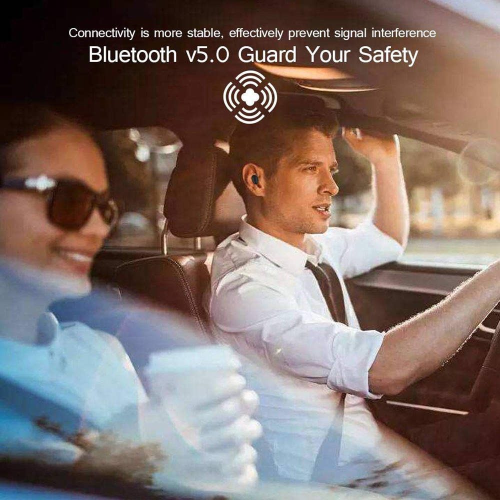 QCY Mini 2 Single TWS Wireless Bluetooth V5.0 Earphone - Black