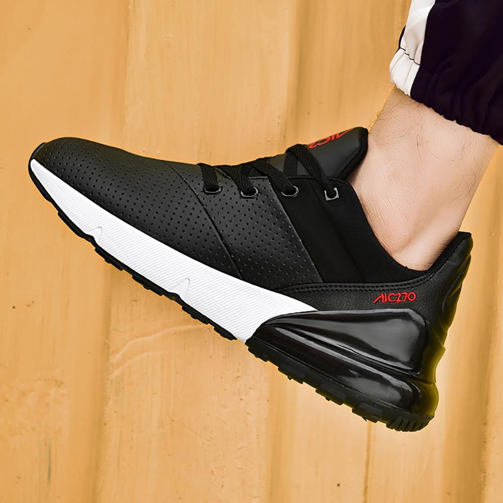 Men Mesh Running Shoes EU42 Black Red