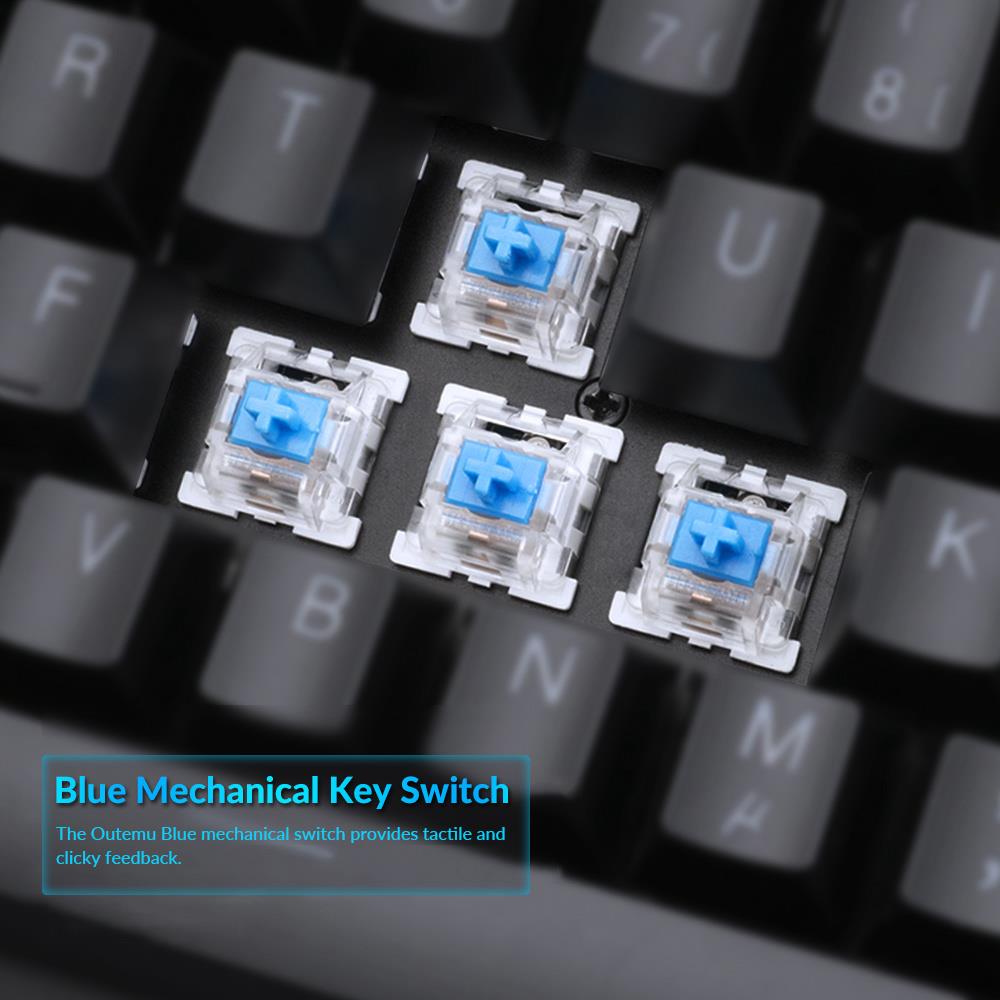 [Spain Stock]ACGAM AG-109R 105 Keys RGB Mechanical Anti-Ghosting Gaming Keyboard Spanish Layout Ergonomic Arc Full-Keyboard RGB Backlight - Black