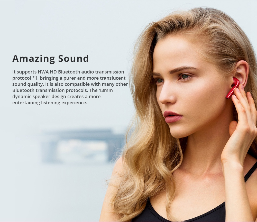 HUAWEI Honor FlyPods TWS Earbuds Bluetooth 5.0 Touch Control IP54 Water-resistant - Blue