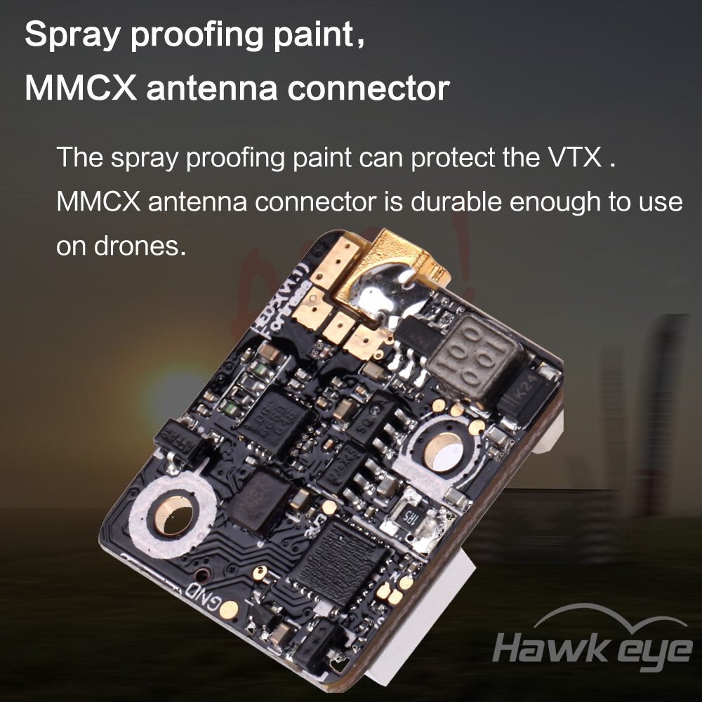 Hawkeye Firefly Fortress 960H TVL 2.1mm Micro FPV Camera AIO 1-6S 5.8G 0-200mW 72CH Transmitter VTX