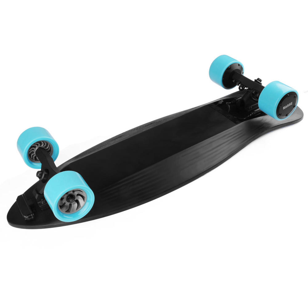 [EU Stock] RASSE YB-D001 Electric Skateboard Wireless Remote Control Dual 350W Motors 25km/h EU Plug - Blue