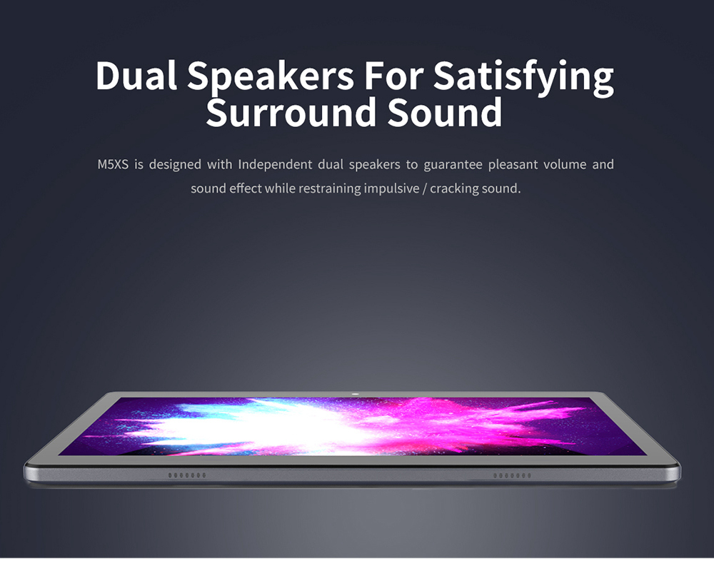 ALLDOCUBE Cube M5XS 4G LTE Phablet X27 MTK6797X Deca Core 10.1 Inch IPS 1920*1200 Android 8.0 3GB RAM 32GB ROM Built-in GPS GLONASS Beidou A-GPS Dual SIM Dual Standby - Gray